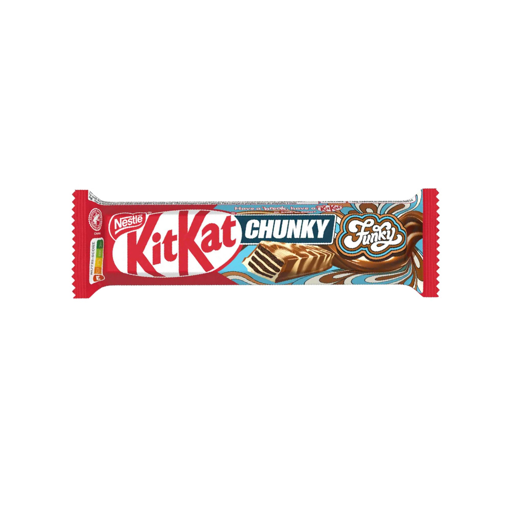 Шоколадный батончик KitKat Chunky Funky Milk & White   40гр