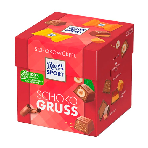 Конфеты Ritter Sport Schoko Gruss   176гр