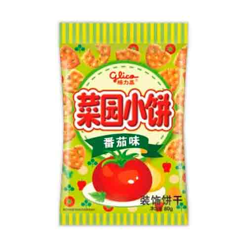 Печенье Cai Yuan Крекеры со вкусом помидора 80гр