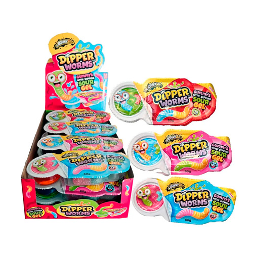 Жев.мармелад Johny Bee Dipper Worms   60гр