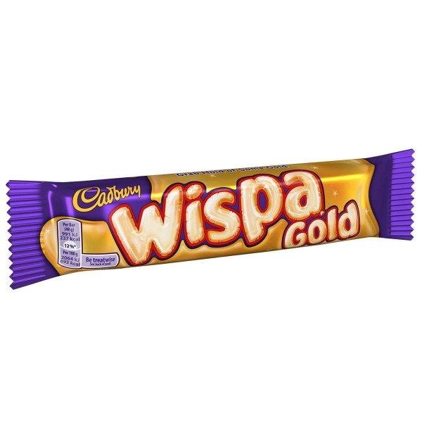 Шоколадный батончик Cadbury WISPA GOLD    48гр