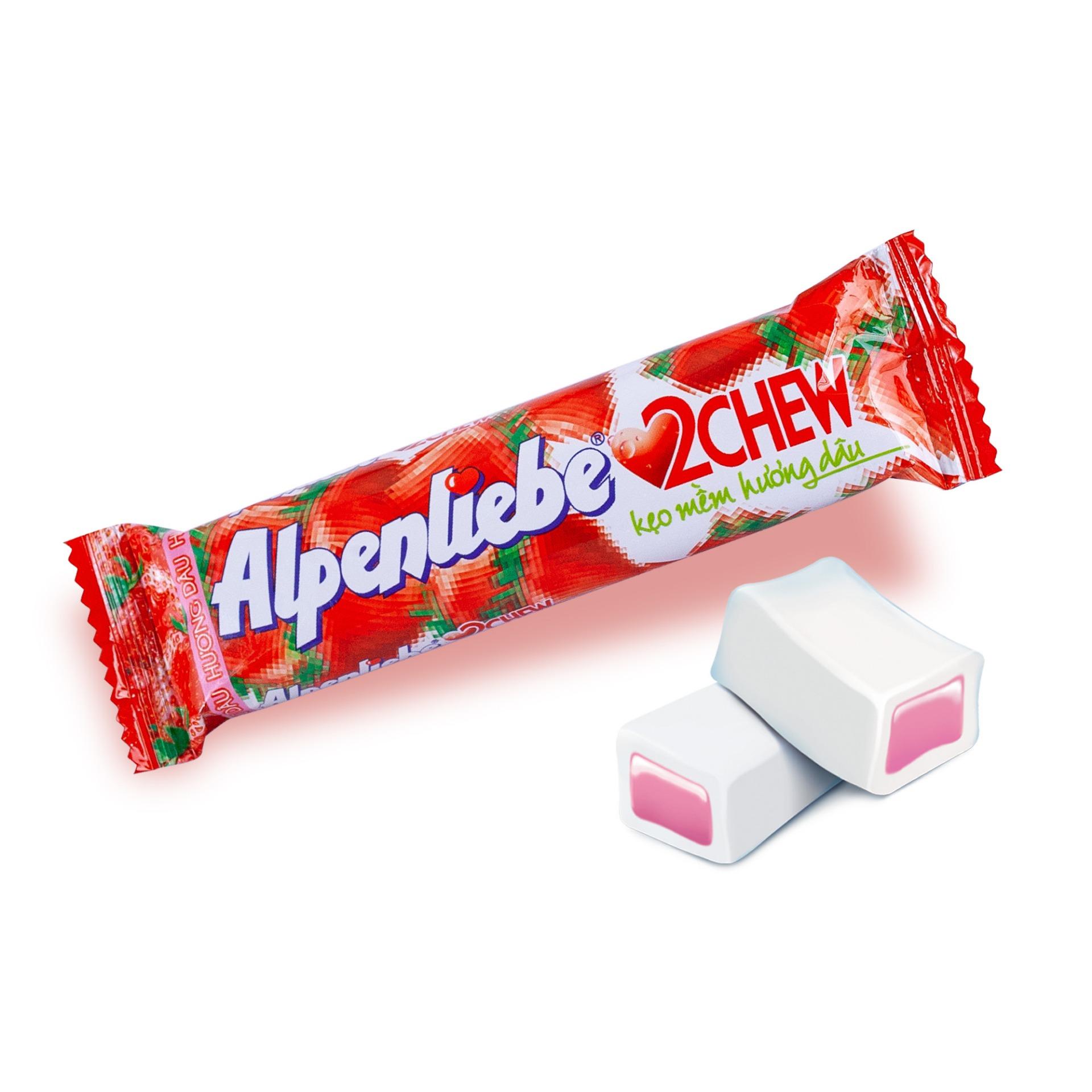 Жев.конфеты Alpenliebe 2 Chew Strawberry 24,5гр
