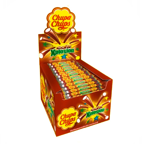 Конфеты Chupa Chups Xplosion со вкусом колы  10гр