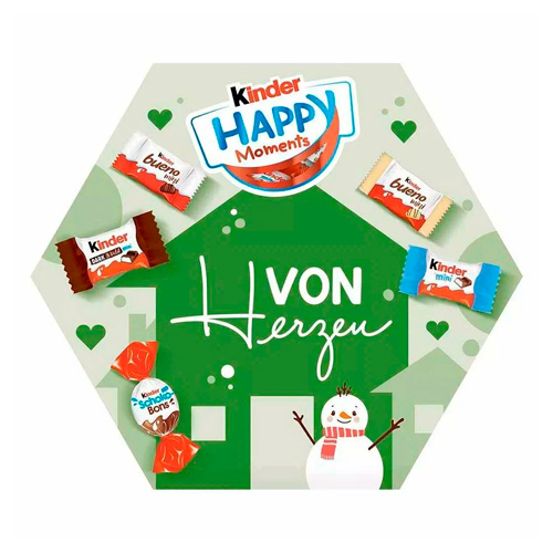 Шоколадные конфеты  Kinder Happy Moments Mini Mix    161гр