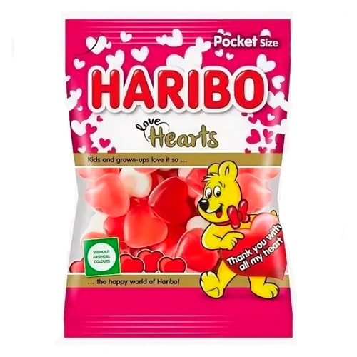 Мармелад Haribo Love Hearts 100гр.