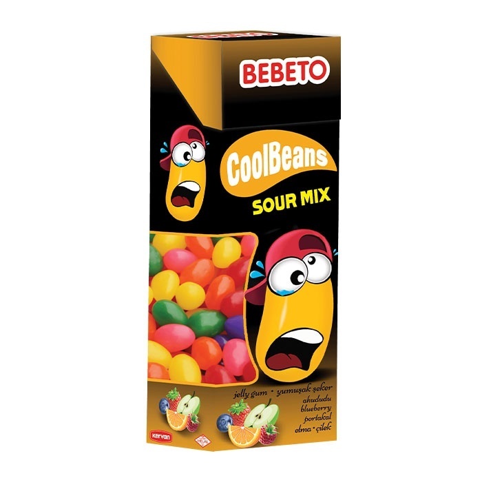 Жев.мармелад Bebeto Cool Beans Sour Mix 30гр