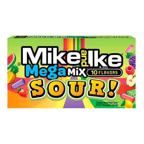 Конфеты Mike&Ike Sour Mega Mix 141гр