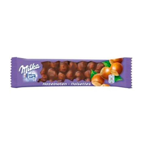 Шоколадный батончик Milka Hazelnut   45гр