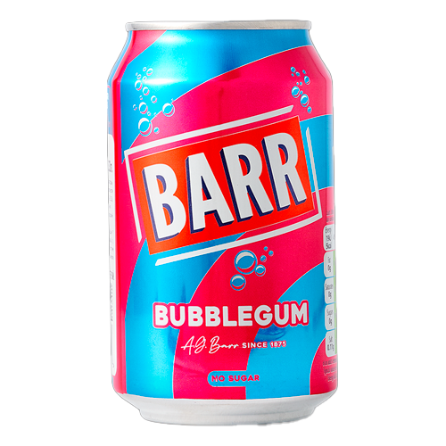 Газ.напиток Barr American BUBBLEGUM no sugar   330мл