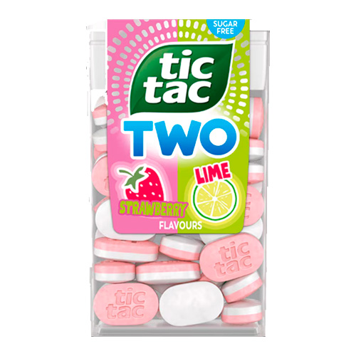Драже Tic Tac Two Strawberry & Lime   38,5гр