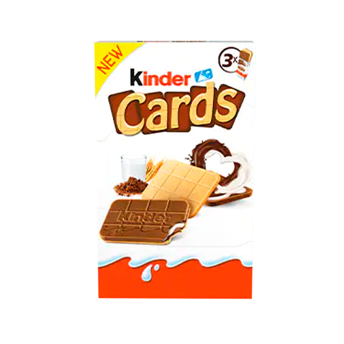 Пирожное Kinder Cards 76.8гр.