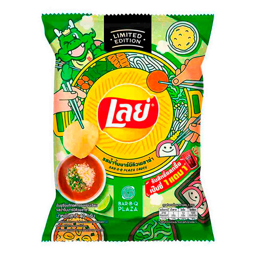 Чипсы Lay's Chip Bar-B-Q Plaza Sauce    40гр