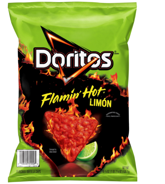 Кукурузные чипсы Doritos Flaminghot sour chili lime    70гр
