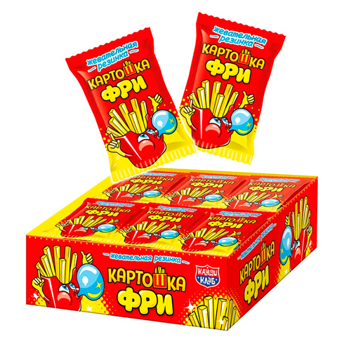 Жев.резинка Картошка Фри 15гр