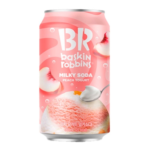 Газ.напиток Baskin Robbins Milky Soda Peach Yogurt   350мл