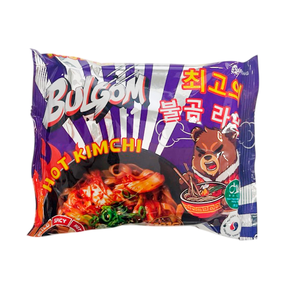 Лапша BULGOM Hot Kimchi   101гр
