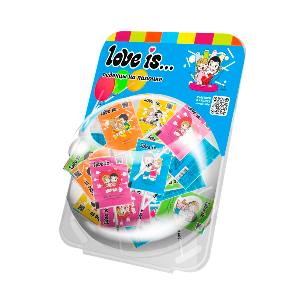 Карамель леденцовая Love is ассорти   7,25гр