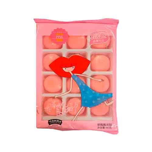 Рисовое пирожное Моти Sweet клубника   180гр