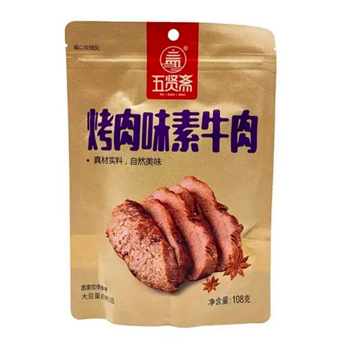 Соевое мясо Wuxianzhai со вкусом барбекю   108гр