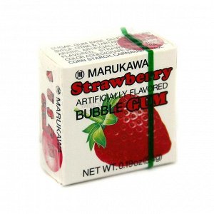 Жев.резинка Marukawa клубника  (продажа блоками)  5,4гр