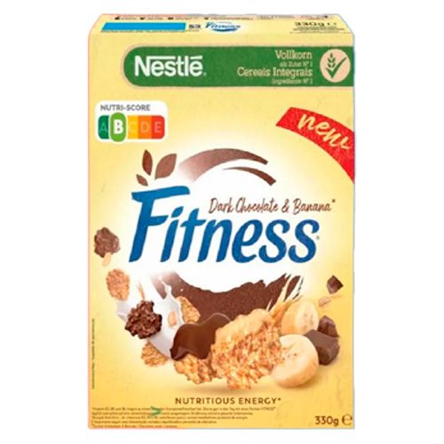 Готовый завтрак Nestle Fitness Шоколад и Банан 330гр
