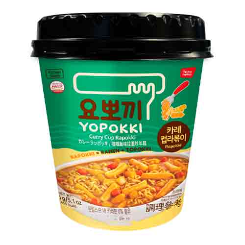 Лапша Yopokki Ramen + Клецки Curry   145гр