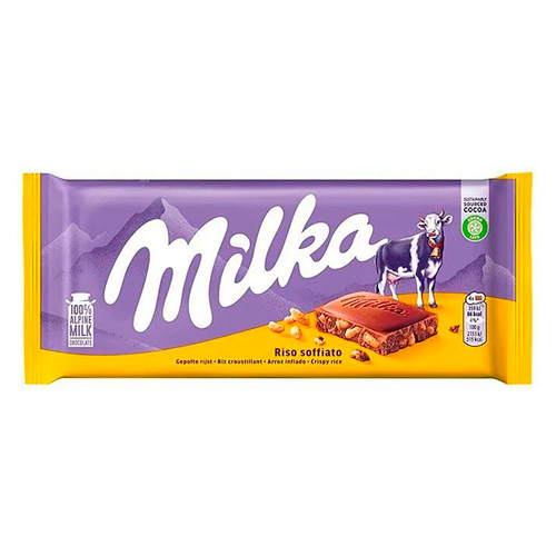 Шоколад Milka Crispy Rise   100гр