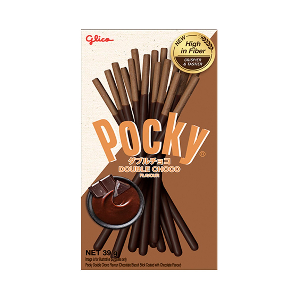 Бисквитные палочки Pocky Double Choco   47гр