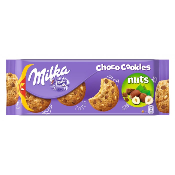 Печенье Milka Choco Cookies Nuts   135гр