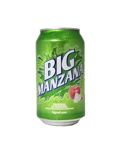 Газ. Напиток Big Manzana (яблоко/груша) 0,355л США