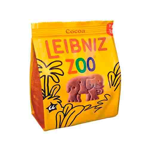 Печенье Leibniz Cocoa Zoo   100гр