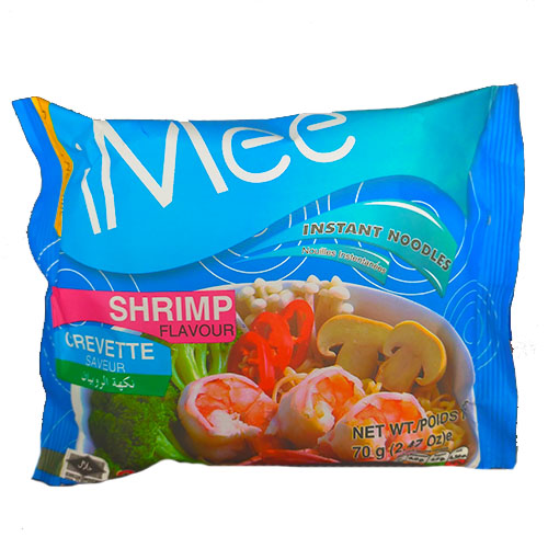 Лапша быстрого приготовления iMEE со вкусом креветки 70гр