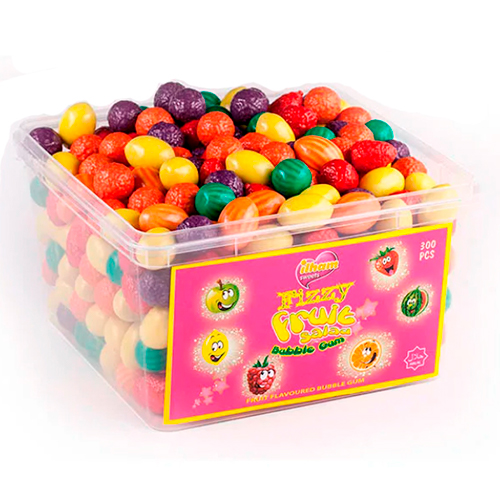 Жевательная резинка Ilham Fizzy Fruit 5гр (пластик)