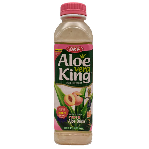 Напиток OKF Aloe Vera King 500мл п/б персик
