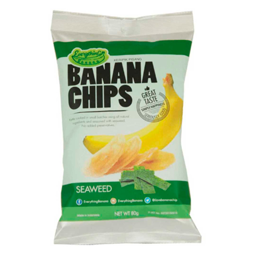 Чипсы банановые Everything Banana с Морскими Водорослями 80гр