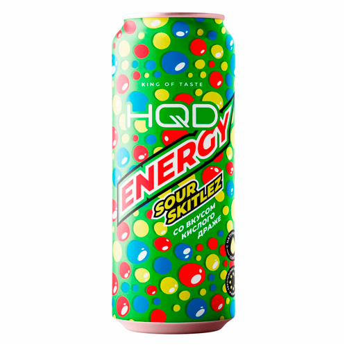 Энергетический напиток HQD Energy Sour Skitlez м  450мл