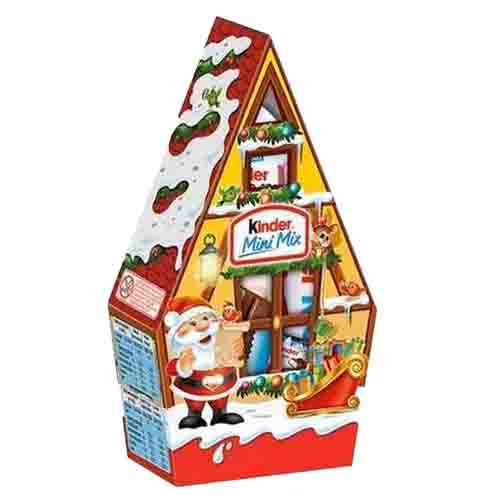 Шоколад Kinder Xmas Домик Mini Mix    76гр