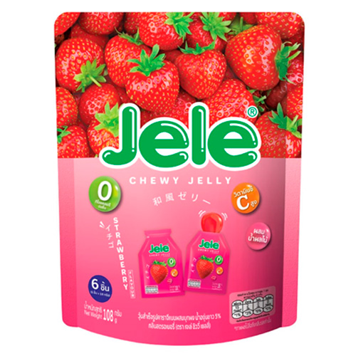 Желе Jele Chewy Jelly Strawberry   108гр
