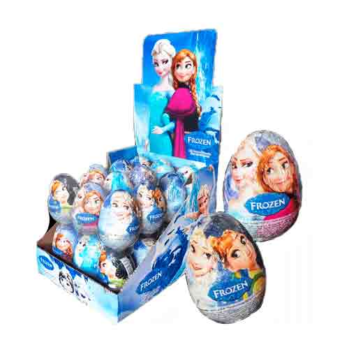 Шоколадное яйцо с игрушкой-сюрпризом "Frozen" 25гр