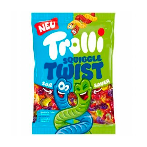 Жев.мармелад Trolli Squiggle Twist (Букашки-обнимашки)   100гр