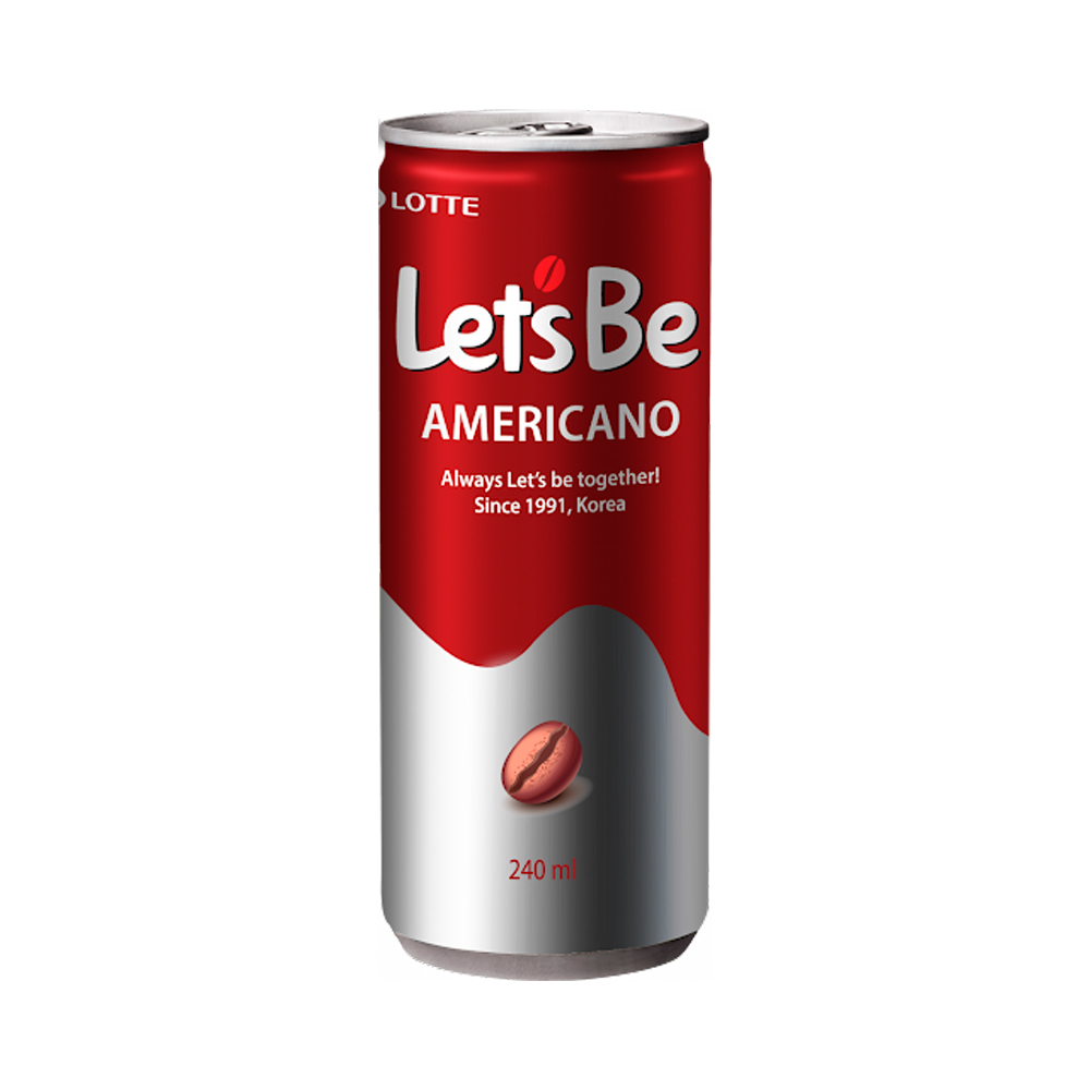 Напиток кофейный Lotte let's be Americano   240мл