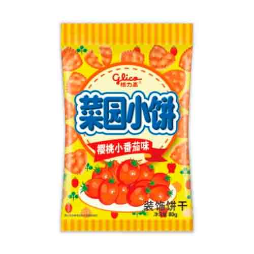 Печенье Cai Yuan Крекеры со вкусом помидоров черри 80гр