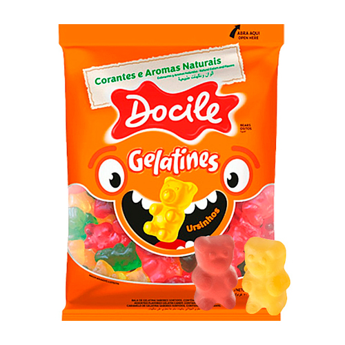 Жев.мармелад DOCILE GELATINES NATURAL FRUITS BEARS    70гр