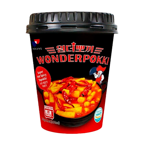 Рисовые клецки Hokang Wonderpokki Super Hot Spicy   120гр
