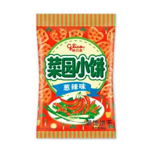 Печенье Cai Yuan Крекеры со вкусом острого лука 80гр