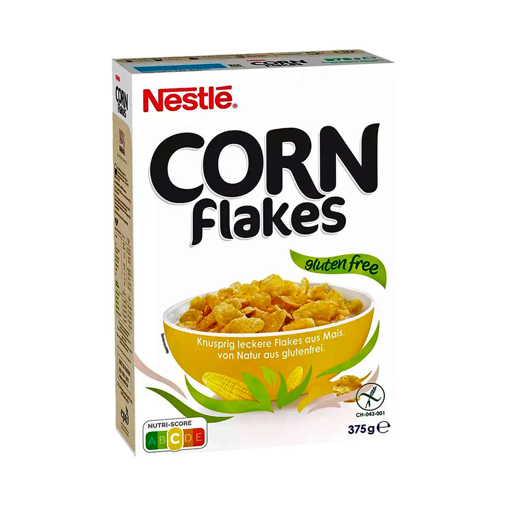 Готовый завтрак Nestle Corn Flakes   375гр