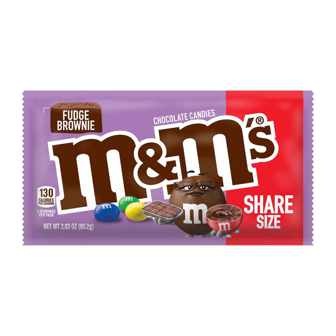 Драже M&Ms Brownie Chocolate Bag 36 гр.
