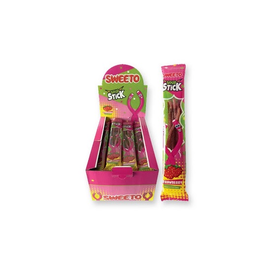 Мармелад Bebeto Sour Sticks клубника 30гр