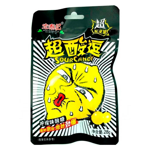 Леденцы Hong Tai Kee  Super Sour Lemon  23гр