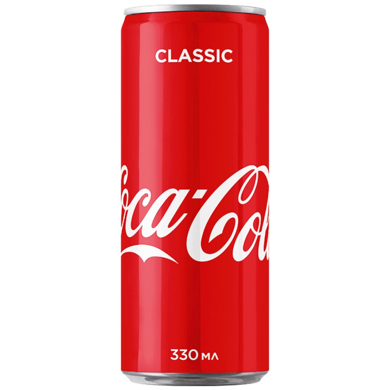 Газ.напиток Coca-Cola Classic Slim ж/б   330мл